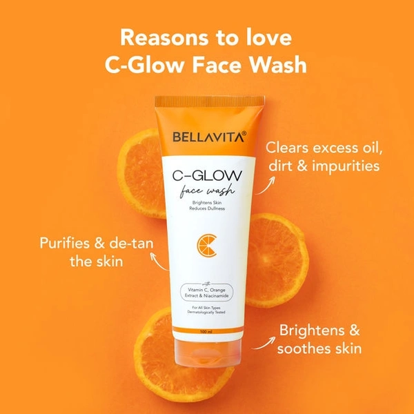 Bellavita C Glow Face Wash - 100 Ml