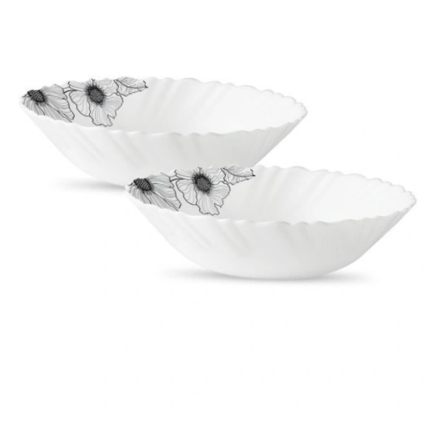 Opalware Bowl Set Pink - 2 Pcs