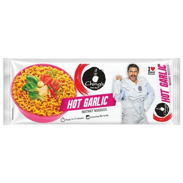 Chings Hot Garlic Noodles - 240 G