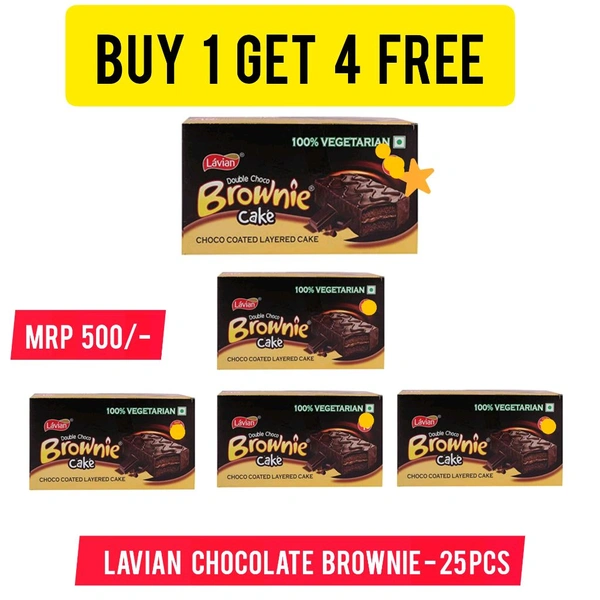 Lavian Brownie Cake - 25 pcs 