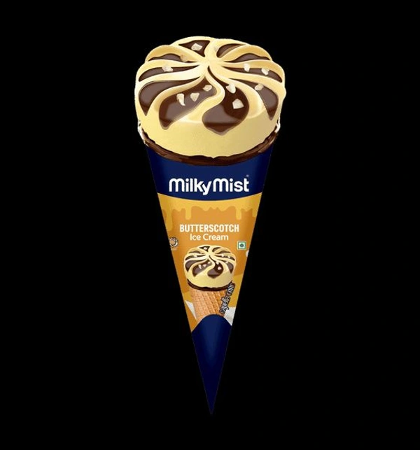 Milky Mist Butter Scotch Cone - 120 Ml