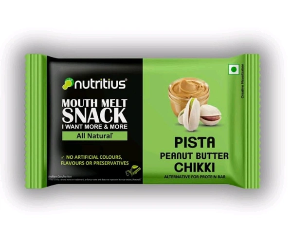 Nutritius Pista Chikki - 125 G