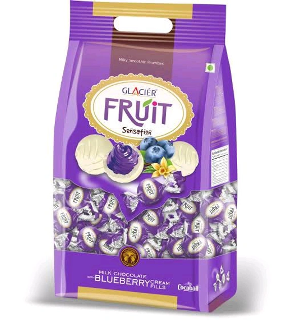 Glacier Blueberry Fruit Chocolate - 30 Pcs