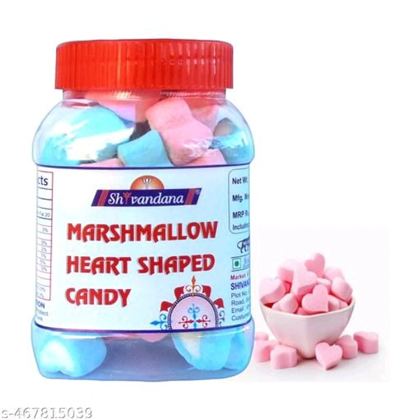 Hello Marshmallow Heart Jar - 120 Pcs