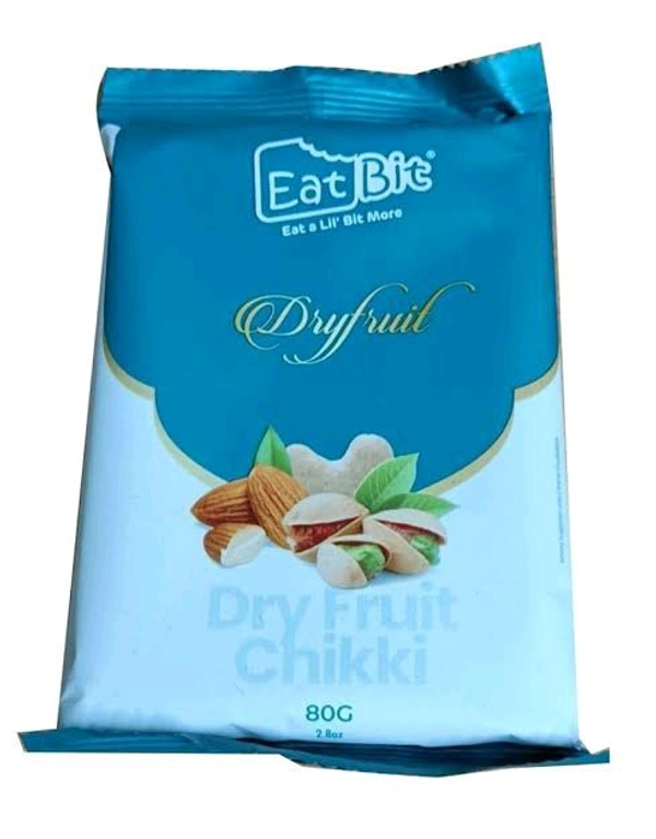 Eat Bite Dry Fruit Chikki - 80 G