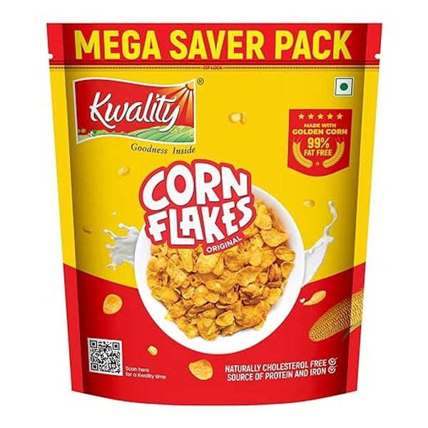 Kwality Corn Flakes - 1.2 KG