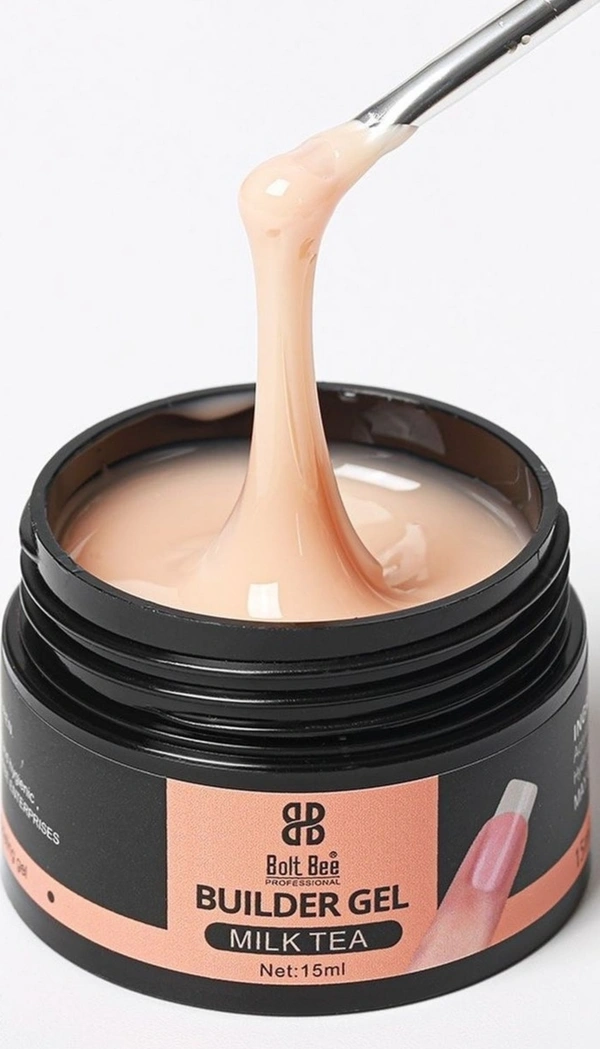 Bolt Bee Builder Gel - 15ml, Milk Tea