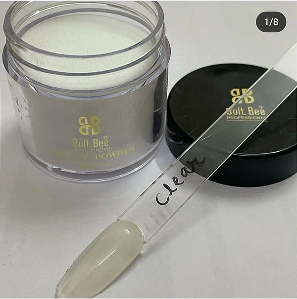 Bolt Bee Acrylic Powder (Clear)  - 30ml
