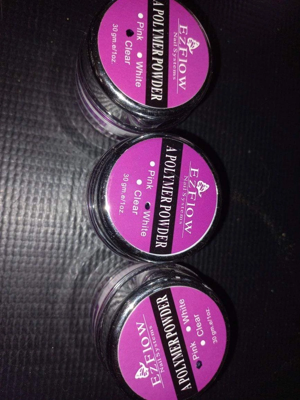 Ez-Flow Acrylic Powder  - Pink, 30ml