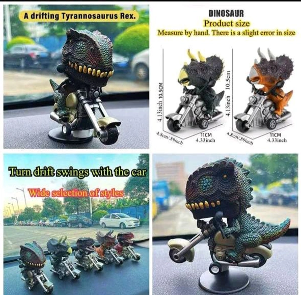 Dino Motorbike Drifter For Car Dashboard