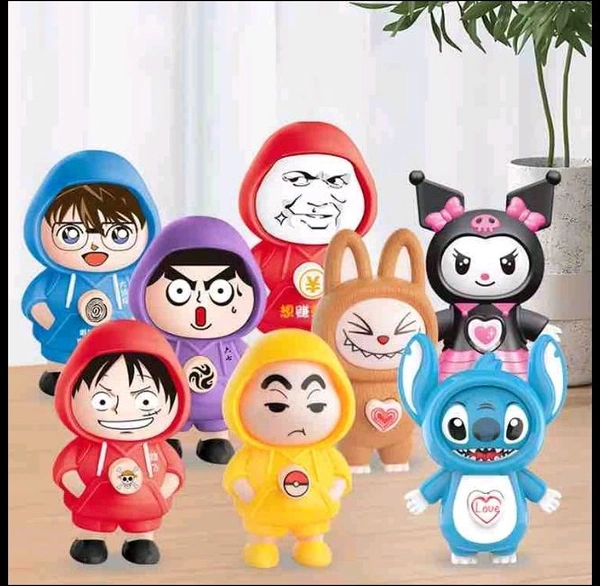 Funny Face Changing Character Key Chain (Imported)