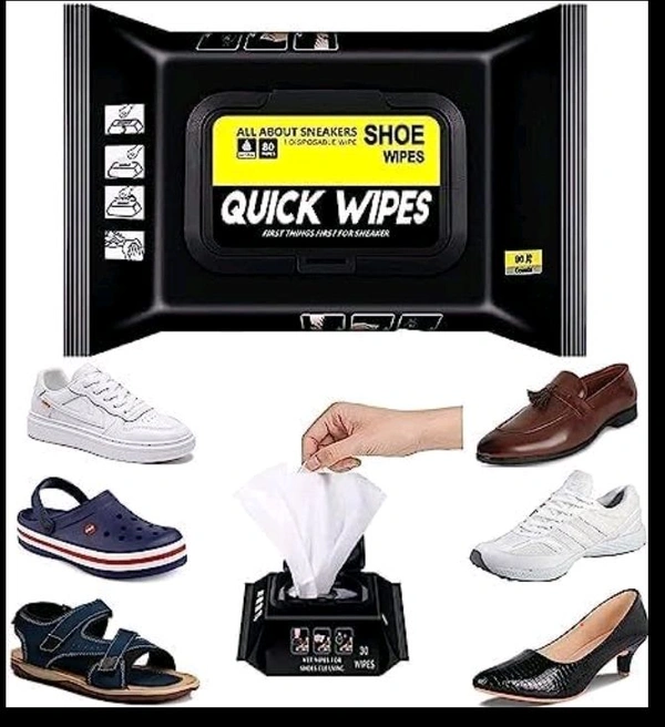 Shoe Cleaning Wipes (80 Wipes)