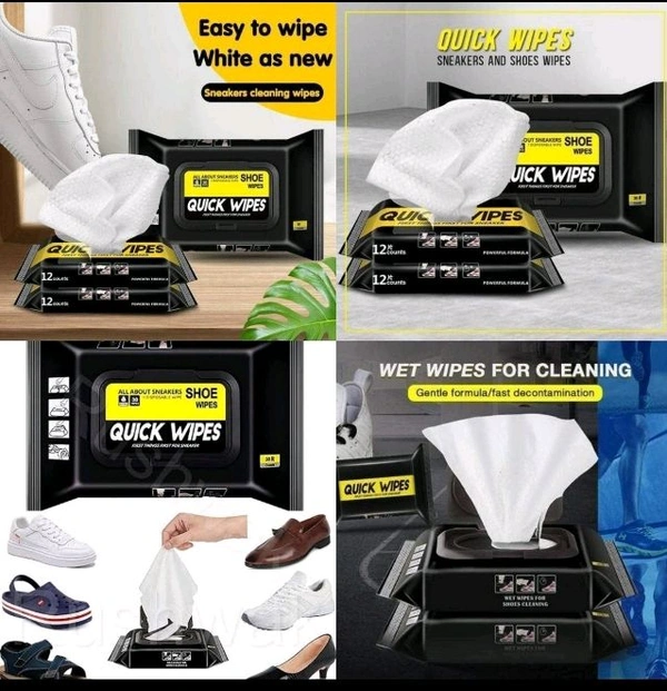 Shoe Cleaning Wipes (80 Wipes)