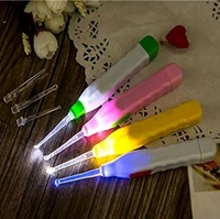 LED Flashlight Earpick with Tweezer