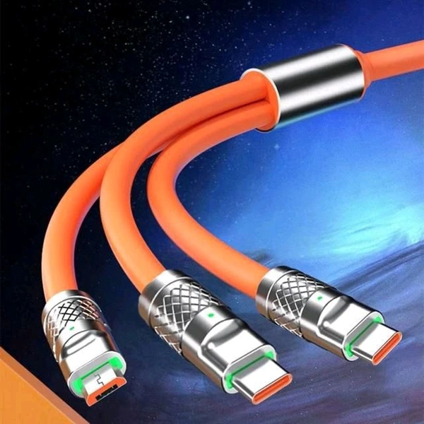 120W Metal 3in1 Cable (Imported)