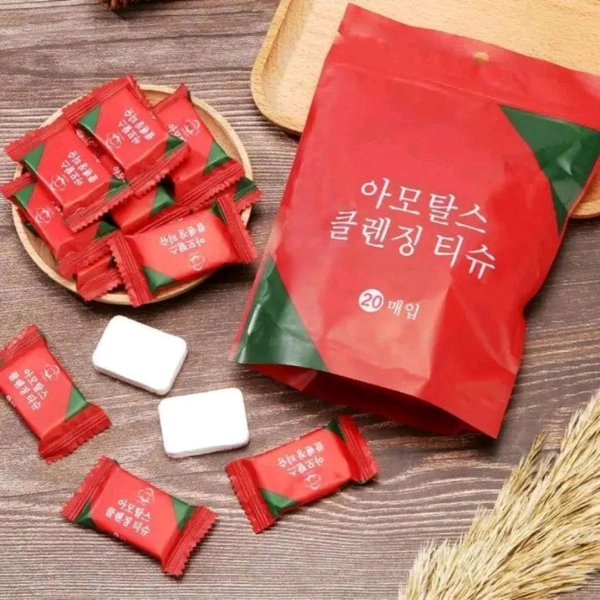 20 Pcs Compressed Tissue Pack (Imported)