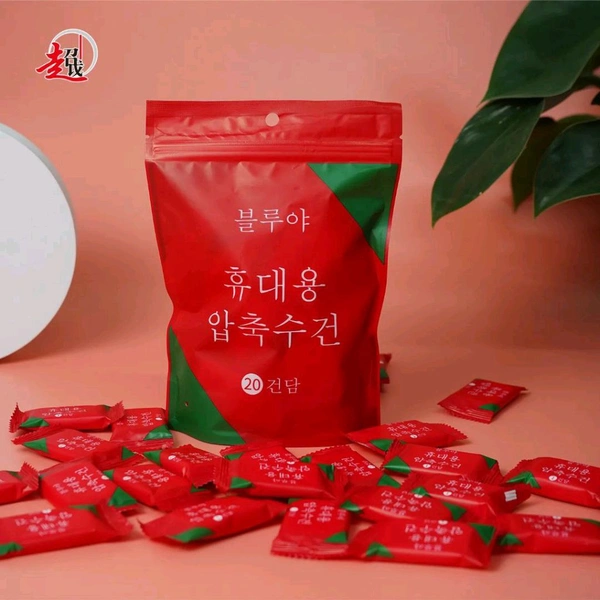 20 Pcs Compressed Tissue Pack (Imported)