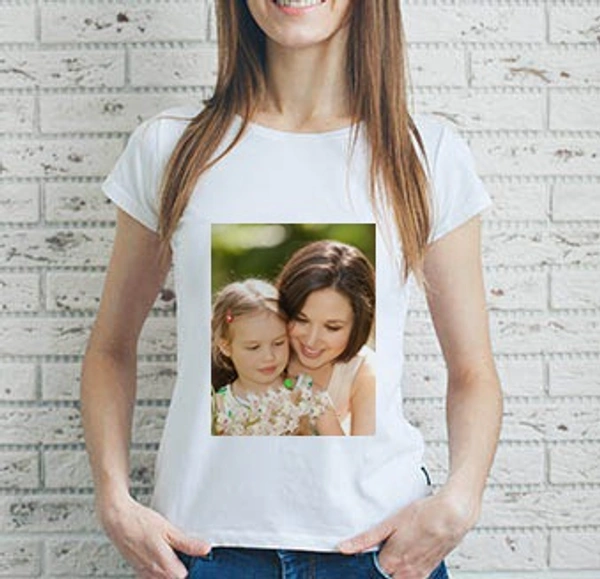 T-Shirt Print - White, S