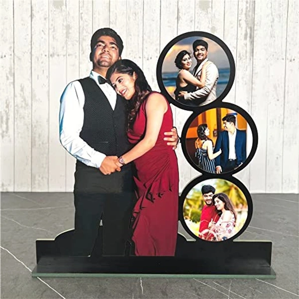 Personaluzed Gift MDF Cutout Photo Frame - 12" X8" MDF Cutout