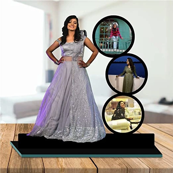 Personaluzed Gift MDF Cutout Photo Frame - 12" X8" MDF Cutout