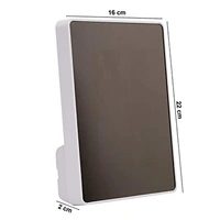 Magic Mirror Rectangular 2 in 1 Photo Frame ( White )