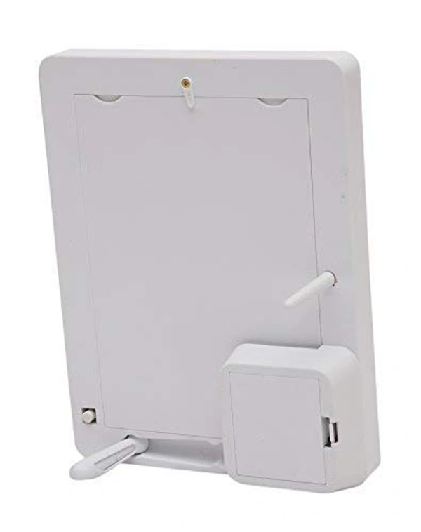Magic Mirror Rectangular 2 in 1 Photo Frame ( White )