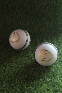 White Cricket Leather ball 1pis - White