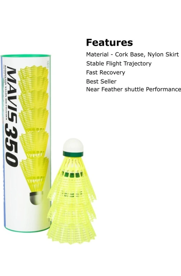 YONEX MAVIS 350 BADMINTON SHUTTLECOCK 1box 6pis