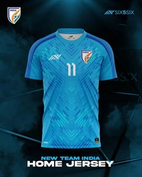 India National Team Home Football Jersey