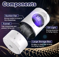 Electronic LED Mosquito Killer Lamp - White
