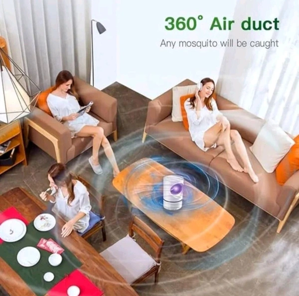 Electronic LED Mosquito Killer Lamp - White