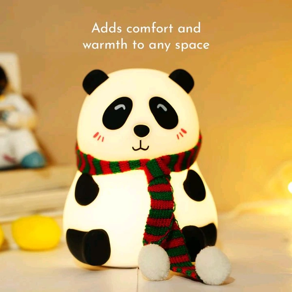 Panda Silicone Colour Changing Night Lamp