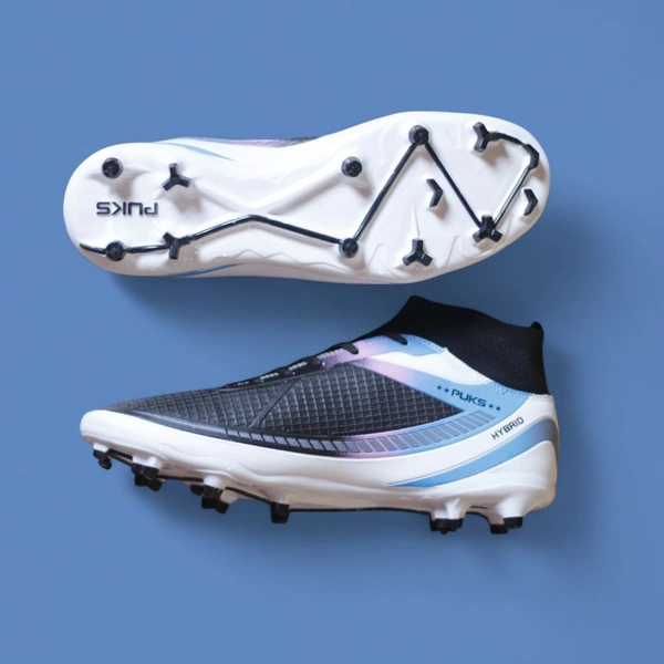 Puks Football Shoes High-top  - White, 6