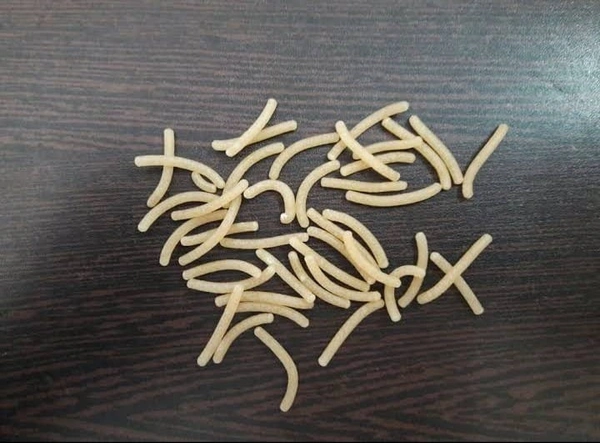 Chowmein Shape Fryum, Packaging Size: 25 Kg - 24mm