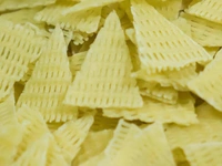 Triangle Shape 3D Fryum, Packaging Size: 15 Kg - Yellow
