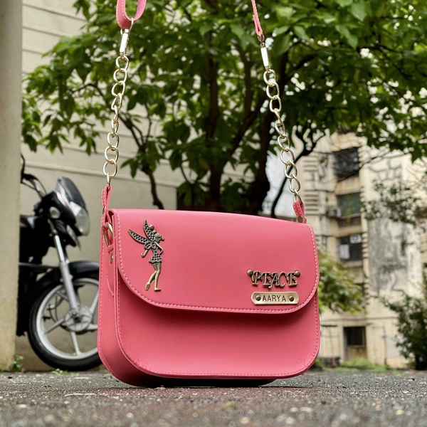 Personalized Sling Bag - Pink