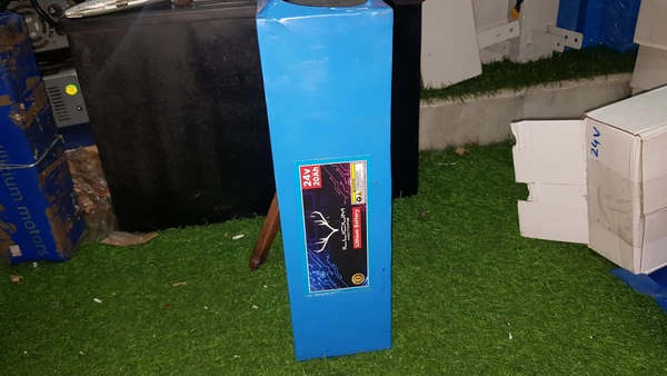 24v 20amp Lithium ion BATTERY  - Blue, 335mmLength 95mmWidth 70mmHeight
