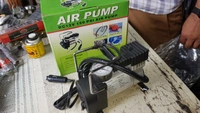 Cycle And Car Air Pump  - White and Black, NORMAL