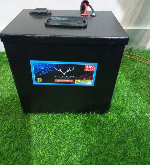 48v 30ah Lithium ion BATTERY Pack Metal Box Mileage 80km - Black, Your Choice