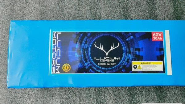 60v 30ah Lithium ion BATTERY Pack Mileage 80-90km - Blue, Your Choice