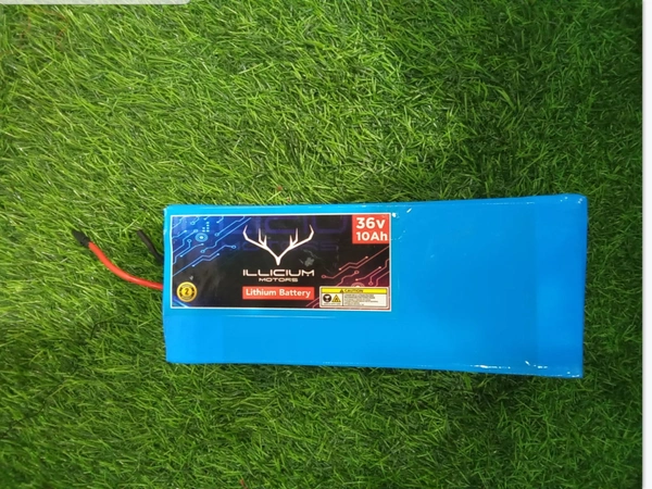 36v 10amp Li Ion BATTERY Mileage 40-45km - Blue, 230mmLength 90mmWidt 75mmHeight