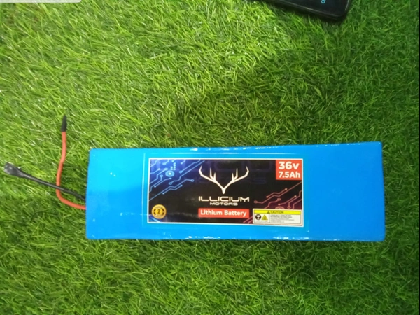 36v 7.5amp Li Ion BATTERY Mileage 25 To 30km - Blue, 230mmLength 70mmWidth 75mmHeight