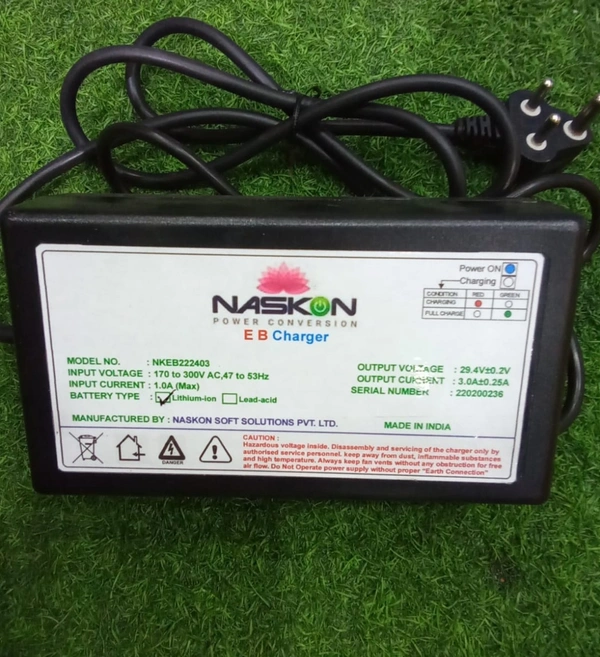 24v 3amp Output Voltage (29.4)v - Black, NORMAL