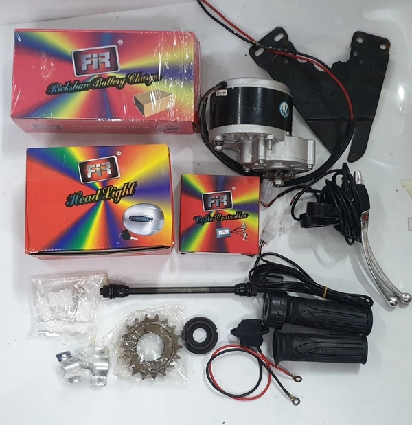 24v 250w Head Light With Key Cycle Conversation Kit - Black, NORMAL