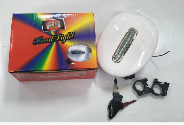 24v 250w Head Light With Key Cycle Conversation Kit - Black, NORMAL