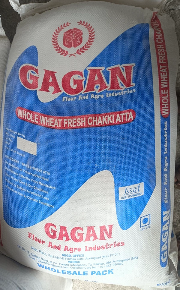 GAGAN GOLD WHEAT CHAKKI AATA - 30 Kg, 30 Kg
