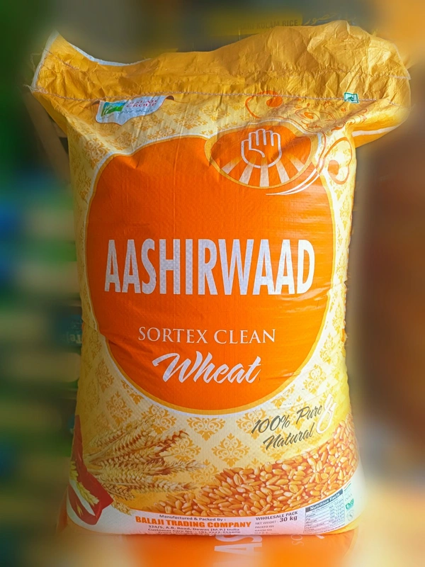 Aashirwad Sortex Clean Shihori Wheat  - 30 Kg