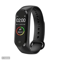 M4 Brand Intelligence Bluetooth Wrist Smartwatch Band - Black