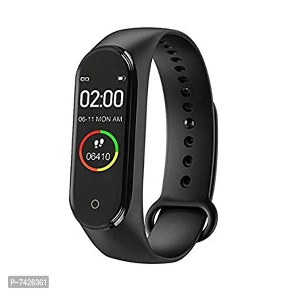 M4 Brand Intelligence Bluetooth Wrist Smartwatch Band - Black