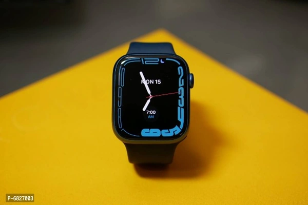 Apple Watch Series 7 (45mm) Midnight Aluminum Case With Midnight Sports Brand Regular  - Black